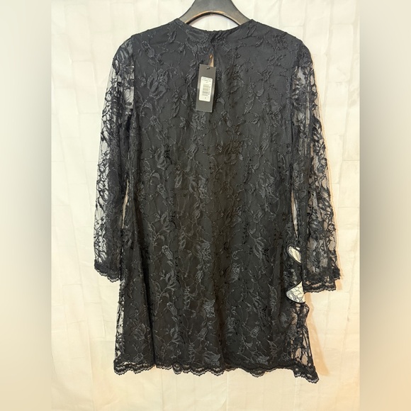 Sachin + Babi Black and White Floral Lace Dress - Picture 4 of 8